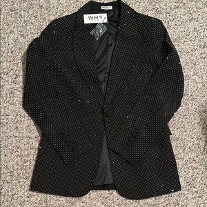 Black Bedazzled Blazer